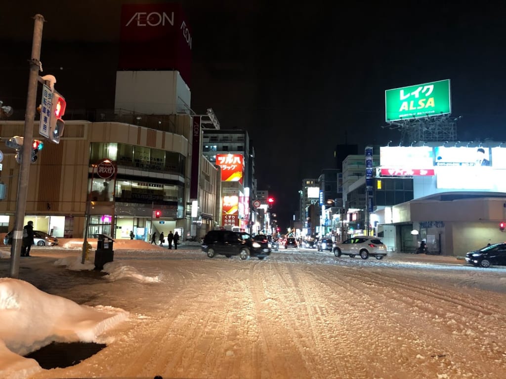 札幌市西区手稲区　大雪