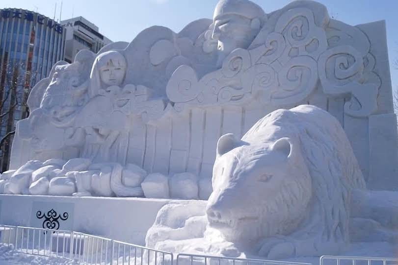 札幌市手稲区 さっぽろ雪まつりの雪像に ていぬ が 2 12 号外net 札幌市西区 手稲区