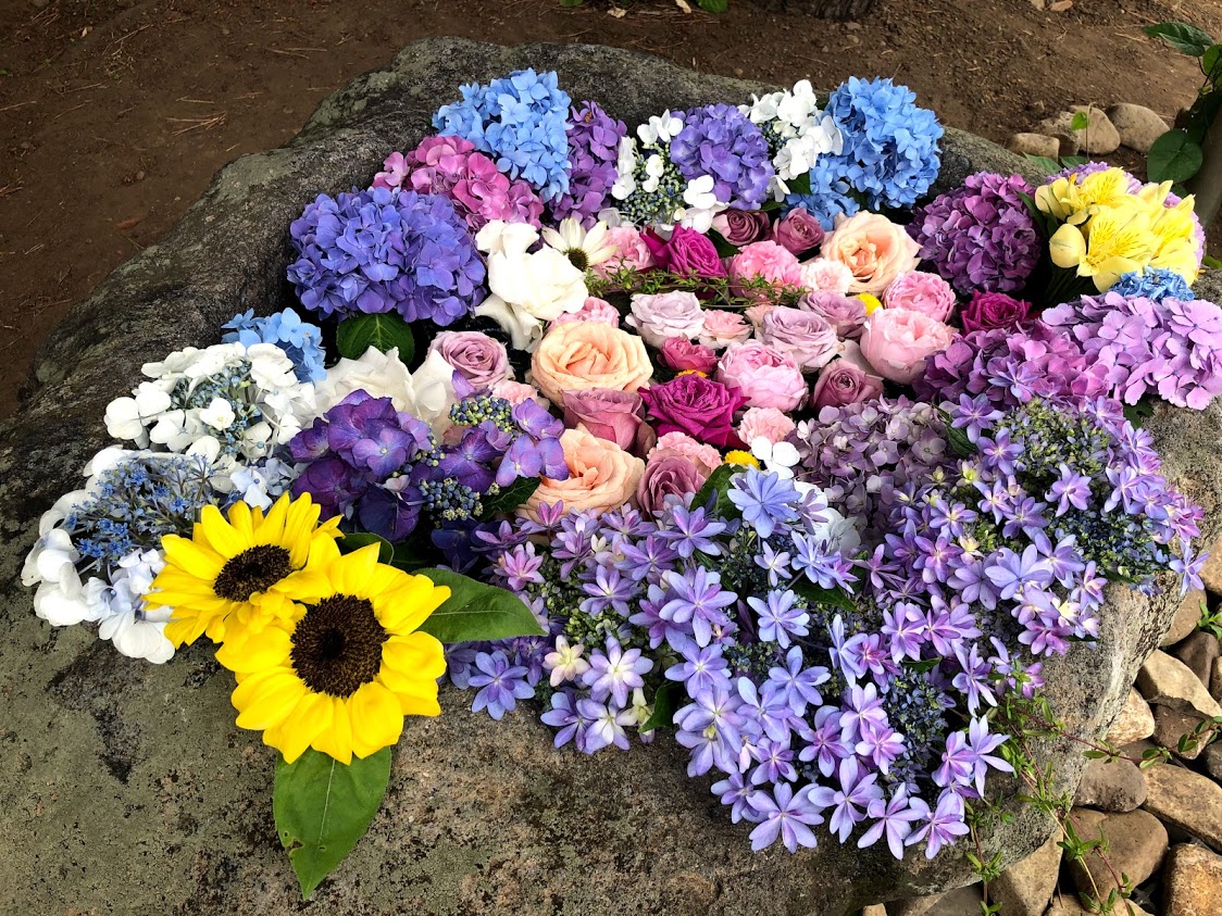 花手水めぐり　花詣　札幌　神社