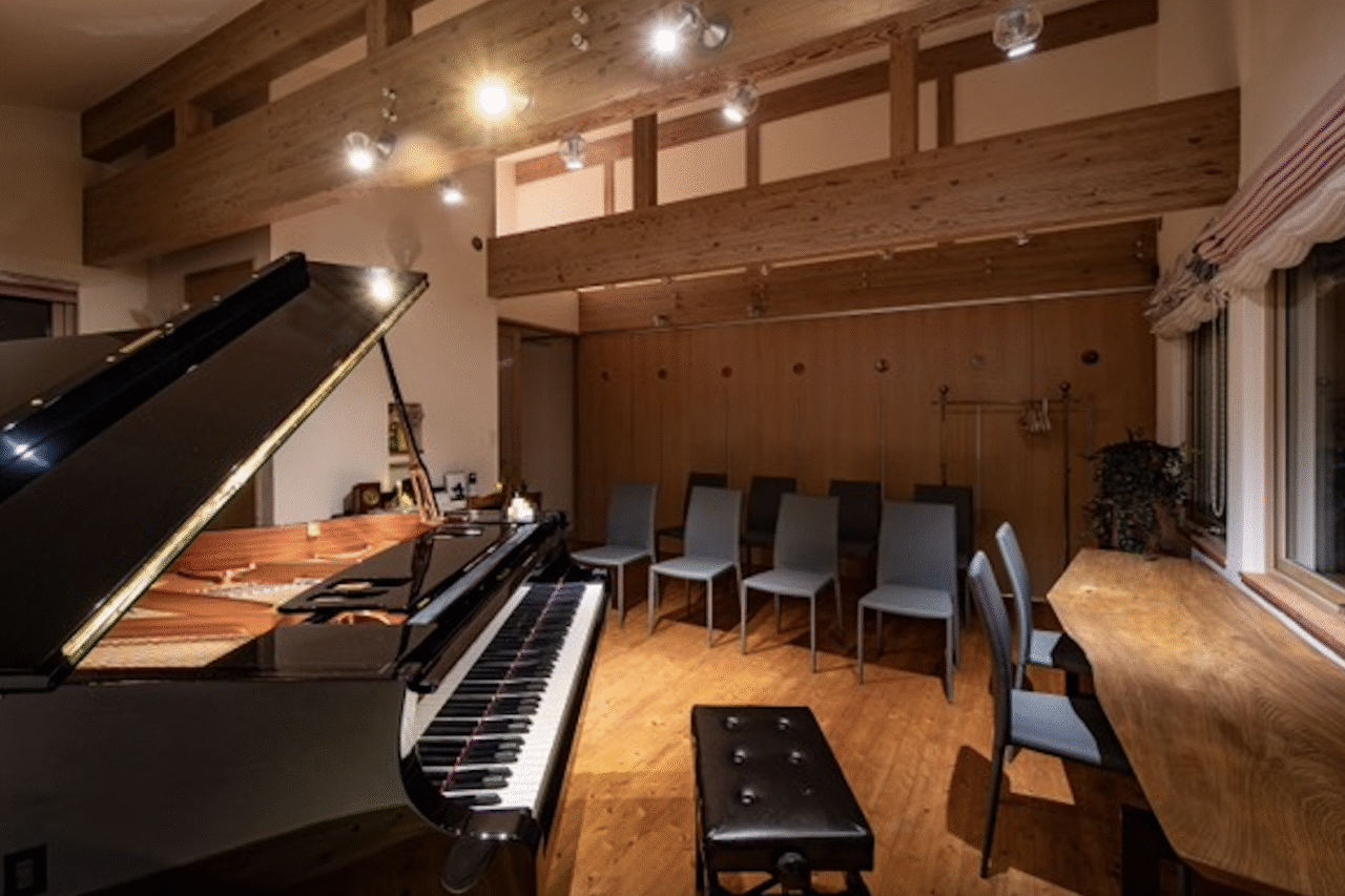 手稲にグランドピアノ常設のレンタル空間開業